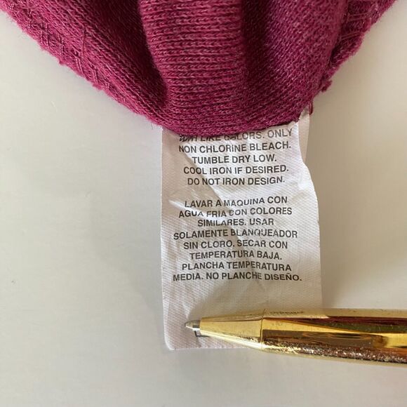 Rugby University Polo Shirt Size S Burgundy Short Sleeve Unisex Cotton Blend - Picture 6 of 10